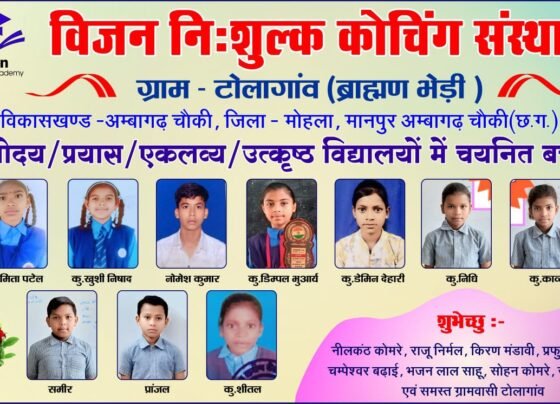 संघर्ष से सफलता तक – विजन कोचिंग के होनहारों को सलाम